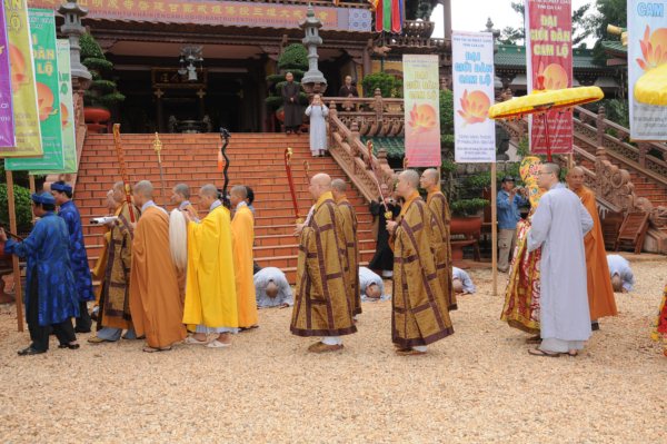 Đại Giới Đàn Cam Lộ: Lễ Cung An Chức Sự - Ngày 25/10/2010