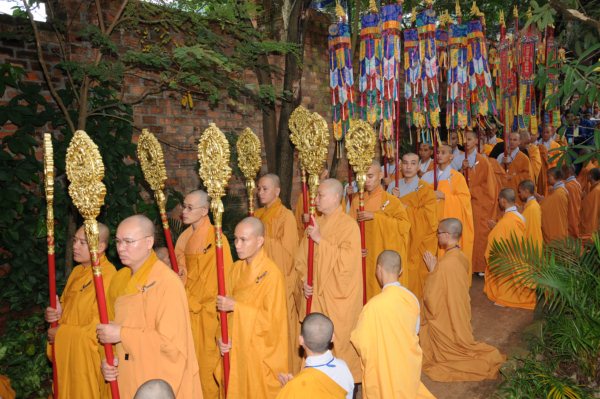 Đại Giới Đàn Cam Lộ: Lễ Cung An Chức Sự - Ngày 25/10/2010