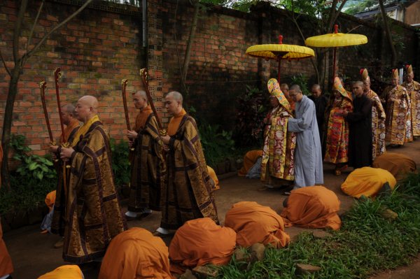 Đại Giới Đàn Cam Lộ: Lễ Cung An Chức Sự - Ngày 25/10/2010