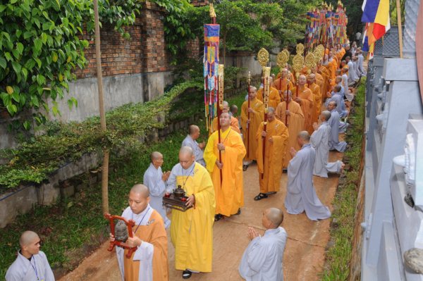 Đại Giới Đàn Cam Lộ: Lễ Cung An Chức Sự - Ngày 25/10/2010