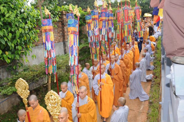 Đại Giới Đàn Cam Lộ: Lễ Cung An Chức Sự - Ngày 25/10/2010