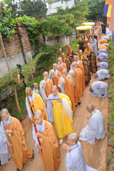 Đại Giới Đàn Cam Lộ: Lễ Cung An Chức Sự - Ngày 25/10/2010
