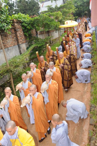 Đại Giới Đàn Cam Lộ: Lễ Cung An Chức Sự - Ngày 25/10/2010