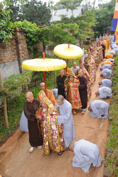 Đại Giới Đàn Cam Lộ: Lễ Cung An Chức Sự - Ngày 25/10/2010