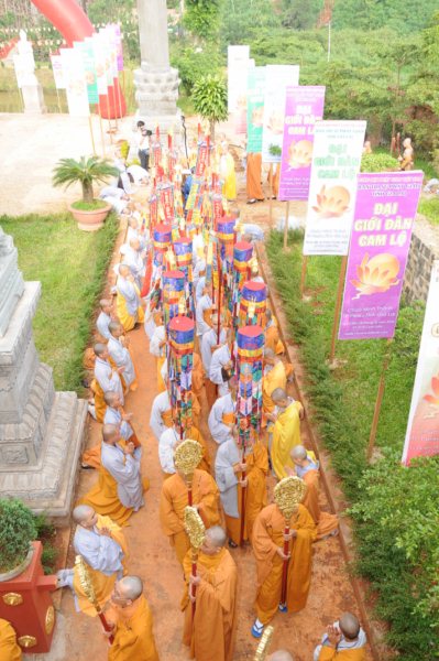 Đại Giới Đàn Cam Lộ: Lễ Cung An Chức Sự - Ngày 25/10/2010