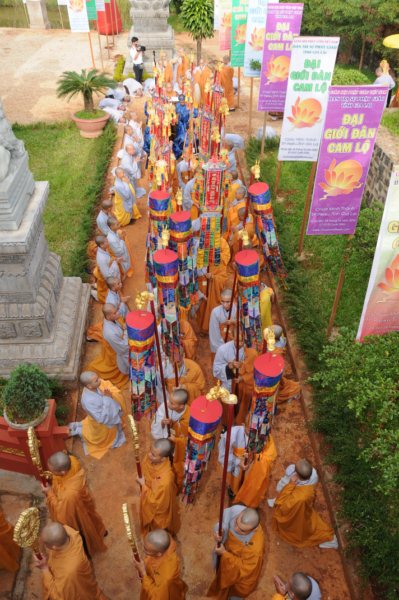 Đại Giới Đàn Cam Lộ: Lễ Cung An Chức Sự - Ngày 25/10/2010