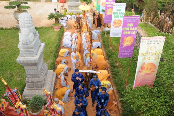 Đại Giới Đàn Cam Lộ: Lễ Cung An Chức Sự - Ngày 25/10/2010