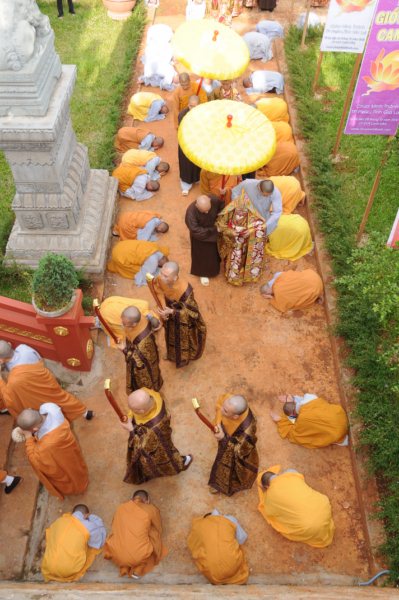 Đại Giới Đàn Cam Lộ: Lễ Cung An Chức Sự - Ngày 25/10/2010