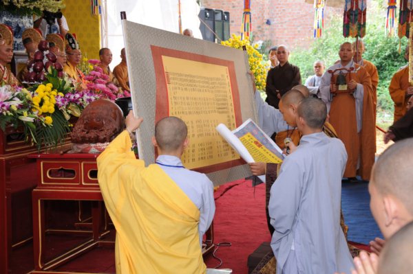 Đại Giới Đàn Cam Lộ: Lễ Cung An Chức Sự - Ngày 25/10/2010