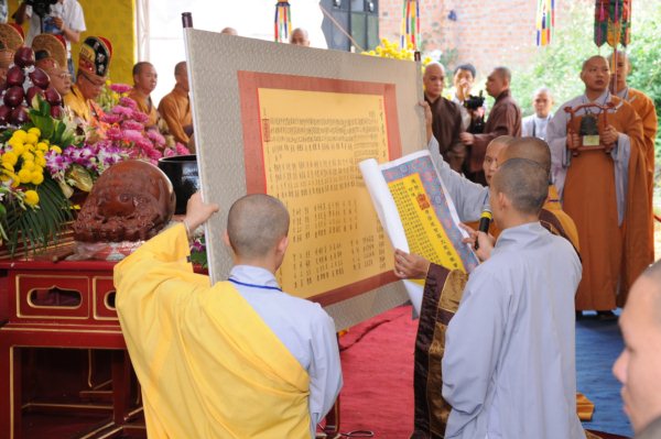 Đại Giới Đàn Cam Lộ: Lễ Cung An Chức Sự - Ngày 25/10/2010