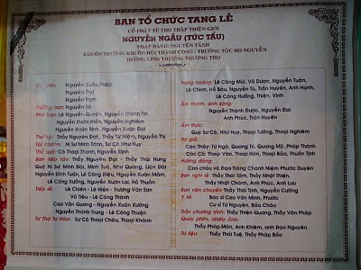 Cáo Bạch Tang Lễ