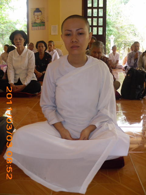 Khóa tu thiền một ngày tại thiền viện Phước Sơn.