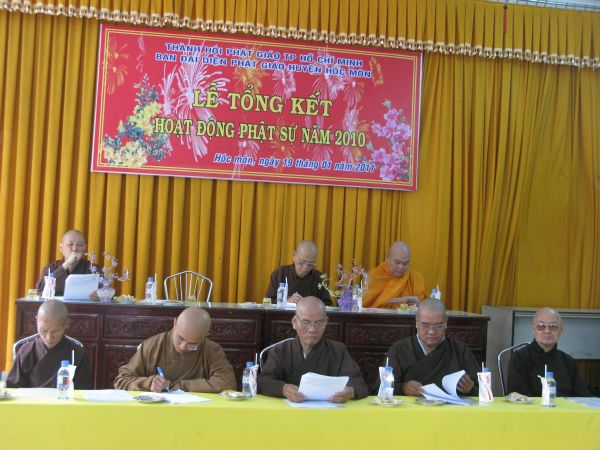 TP. HCM: Lễ tổng kết hoạt động Phật sự 2010 của Ban Đại diện Phật giáo huyện Hóc Môn