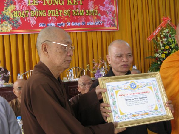 TP. HCM: Lễ tổng kết hoạt động Phật sự 2010 của Ban Đại diện Phật giáo huyện Hóc Môn