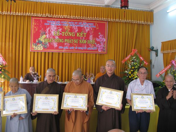 TP. HCM: Lễ tổng kết hoạt động Phật sự 2010 của Ban Đại diện Phật giáo huyện Hóc Môn