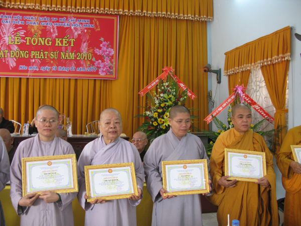 TP. HCM: Lễ tổng kết hoạt động Phật sự 2010 của Ban Đại diện Phật giáo huyện Hóc Môn