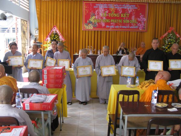 TP. HCM: Lễ tổng kết hoạt động Phật sự 2010 của Ban Đại diện Phật giáo huyện Hóc Môn