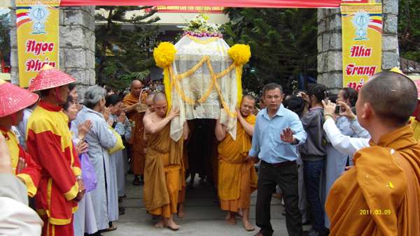 TP. Nha Trang: Lễ tang của cố Hòa thượng Thích Giác Đăng