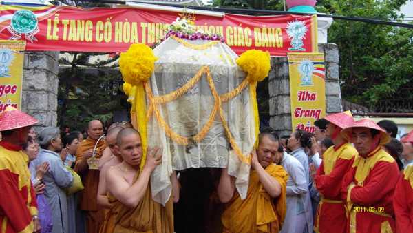 TP. Nha Trang: Lễ tang của cố Hòa thượng Thích Giác Đăng