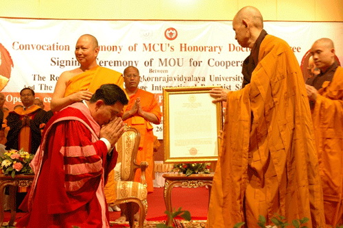 Thái Lan: Pháp môn Làng Mai sẽ được giảng dạy tại trường đại học Phật giáo Quốc tế Thái Lan