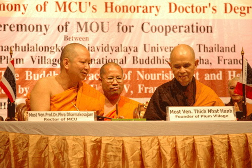 Thái Lan: Pháp môn Làng Mai sẽ được giảng dạy tại trường đại học Phật giáo Quốc tế Thái Lan