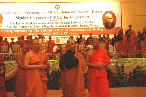Thái Lan: Pháp môn Làng Mai sẽ được giảng dạy tại trường đại học Phật giáo Quốc tế Thái Lan
