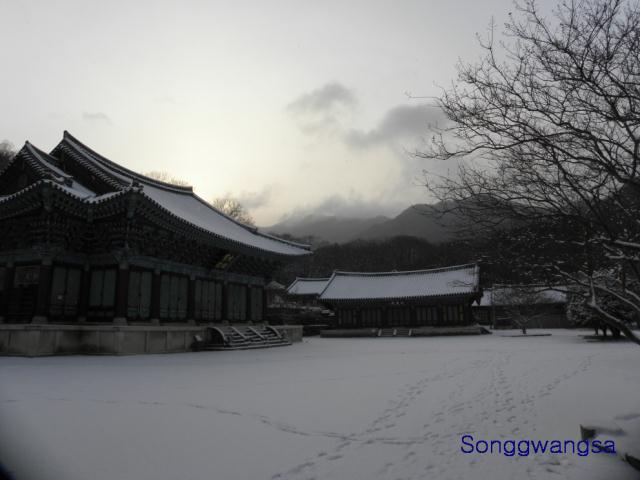 Hình ảnh mùa đông Tòng Quảng Tự Cổ Tự, Hàn Quốc