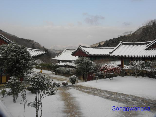 Hình ảnh mùa đông Tòng Quảng Tự Cổ Tự, Hàn Quốc