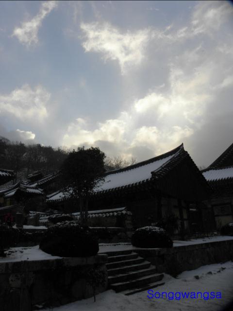 Hình ảnh mùa đông Tòng Quảng Tự Cổ Tự, Hàn Quốc