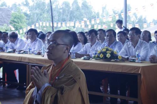 Đồng Tháp: chùa Quê Hương trọng thể tổ chức lễ Đặt đá xây dựng