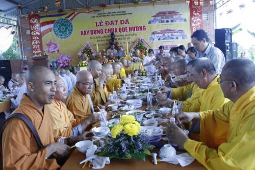 Đồng Tháp: chùa Quê Hương trọng thể tổ chức lễ Đặt đá xây dựng
