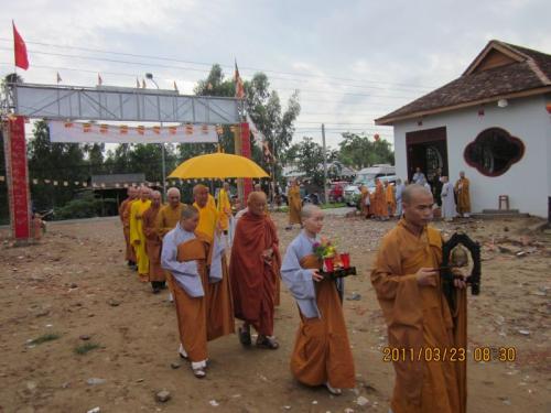 Đồng Tháp: chùa Quê Hương trọng thể tổ chức lễ Đặt đá xây dựng