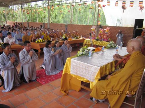 Đồng Tháp: chùa Quê Hương trọng thể tổ chức lễ Đặt đá xây dựng