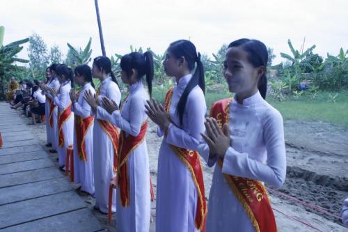 Đồng Tháp: chùa Quê Hương trọng thể tổ chức lễ Đặt đá xây dựng
