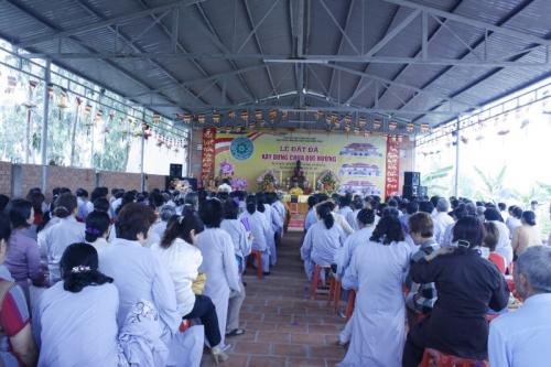 Đồng Tháp: chùa Quê Hương trọng thể tổ chức lễ Đặt đá xây dựng