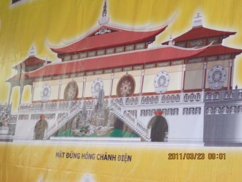 Đồng Tháp: chùa Quê Hương trọng thể tổ chức lễ Đặt đá xây dựng