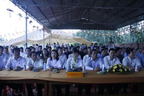 Đồng Tháp: chùa Quê Hương trọng thể tổ chức lễ Đặt đá xây dựng