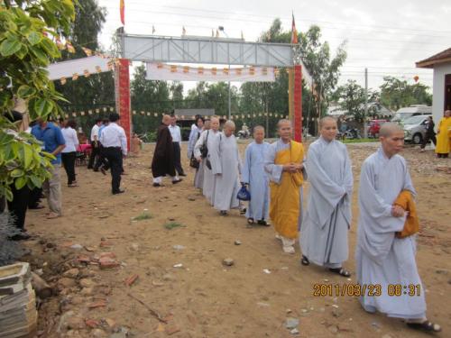 Đồng Tháp: chùa Quê Hương trọng thể tổ chức lễ Đặt đá xây dựng