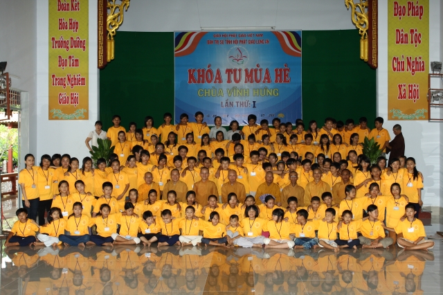 Chùm ảnh khóa tu mùa hè 2011 tại chùa Vĩnh Hưng - Long An