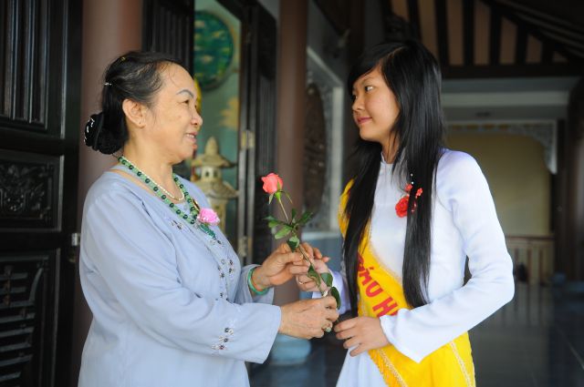 Chùm ảnh : Hơn 1000 Phật tử dự Đại lễ Vu Lan tại chùa Hương Sơn - Đà Nẵng