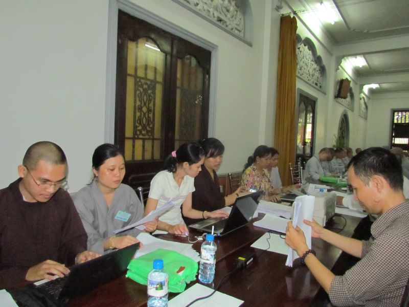 Chùm ảnh: Hội thi giáo lý Phật tử cấp Thành phố tại chùa Phổ Quang