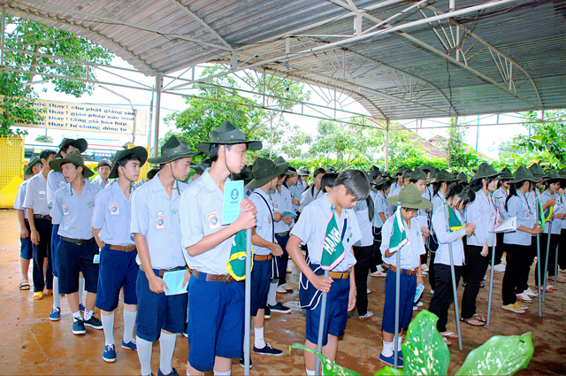 Tịnh xá Ngọc Chánh: Gia đình Phật tử tổ chức liên trại huấn luyện Anoma - Ni Liên - Tuyết Sơn khóa 1