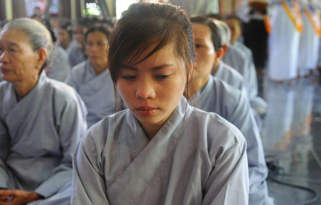 Chùm ảnh : Hơn 1000 Phật tử dự Đại lễ Vu Lan tại chùa Hương Sơn - Đà Nẵng