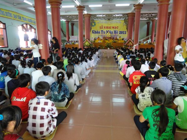 Bình Định: Chính Thức Khai Mạc Khóa Tu mùa Hè 2011