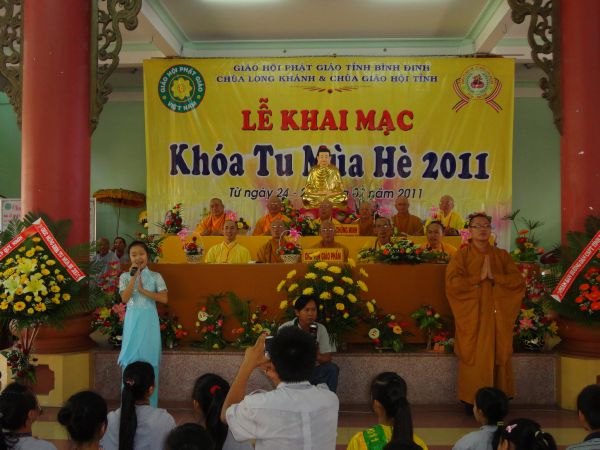 Bình Định: Chính Thức Khai Mạc Khóa Tu mùa Hè 2011