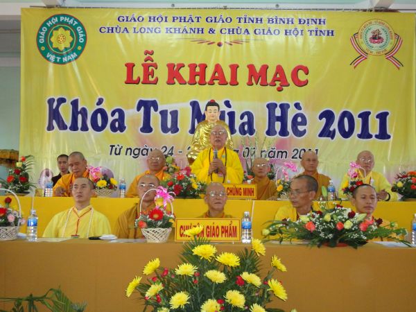 Bình Định: Chính Thức Khai Mạc Khóa Tu mùa Hè 2011