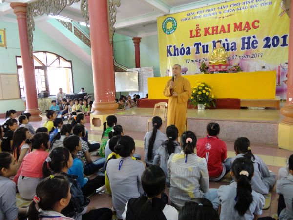 Tạm biệt khóa tu mùa hè Bình Định