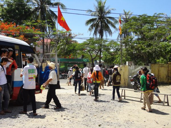 Tạm biệt khóa tu mùa hè Bình Định