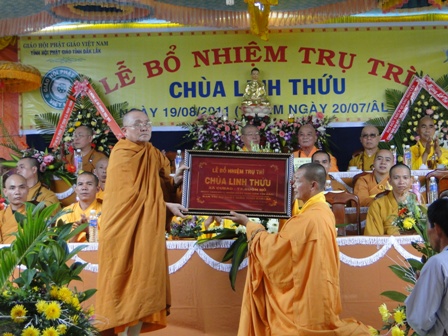 ĐăkLăk:Thị Xã Buôn Hồ Chùa Linh Thứu Tổ Chức Lễ Bổ Nhiệm Trụ Trì