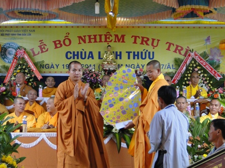 ĐăkLăk:Thị Xã Buôn Hồ Chùa Linh Thứu Tổ Chức Lễ Bổ Nhiệm Trụ Trì